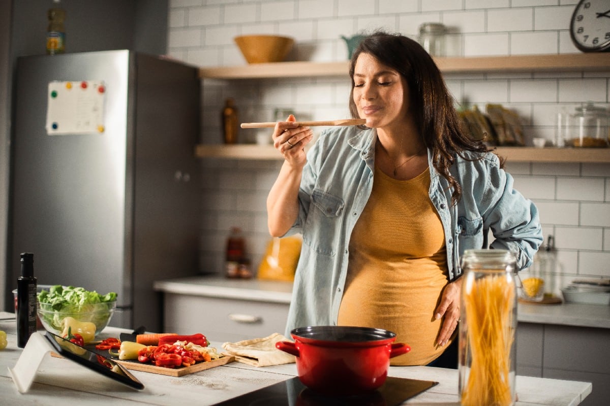 Peso embarazo: dieta para no engordar
